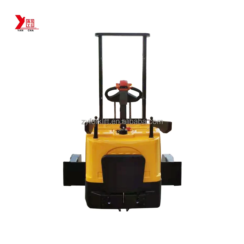 Outdoor All Terrain Rider Full Electric Pallet Stacker 1T 1.5T 1.8T for sale