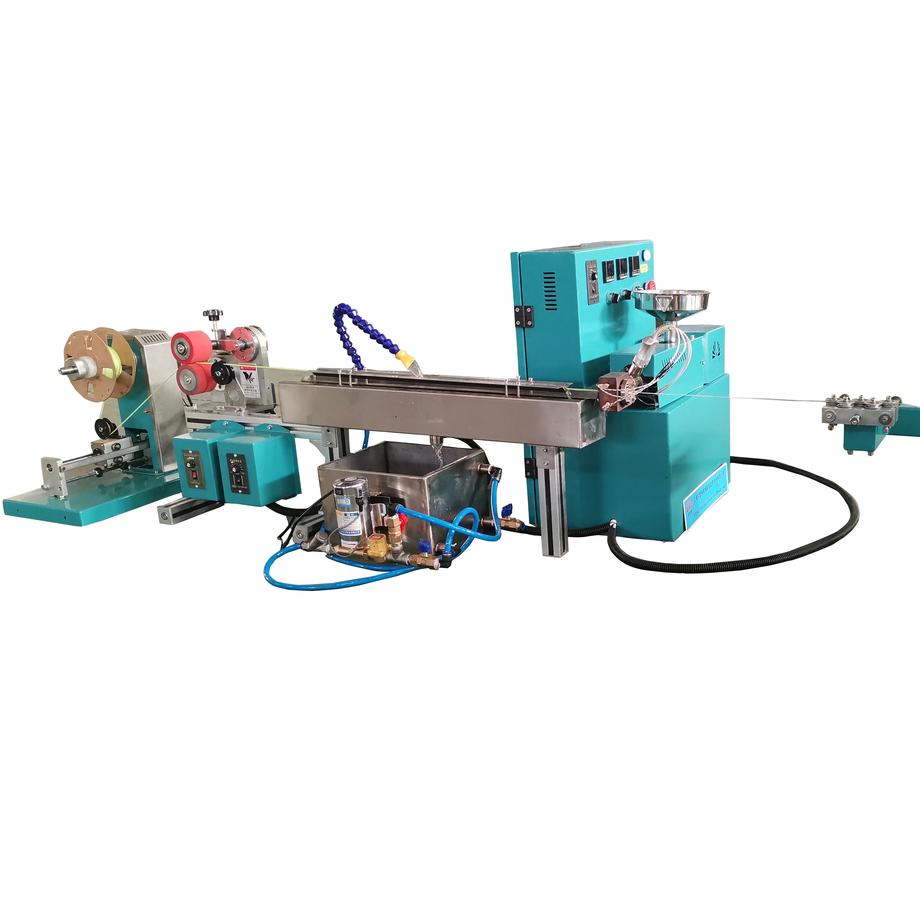 laser wire cladding with camera enameled copper  wires cca wire copper clad aluminum  extruding machine production line