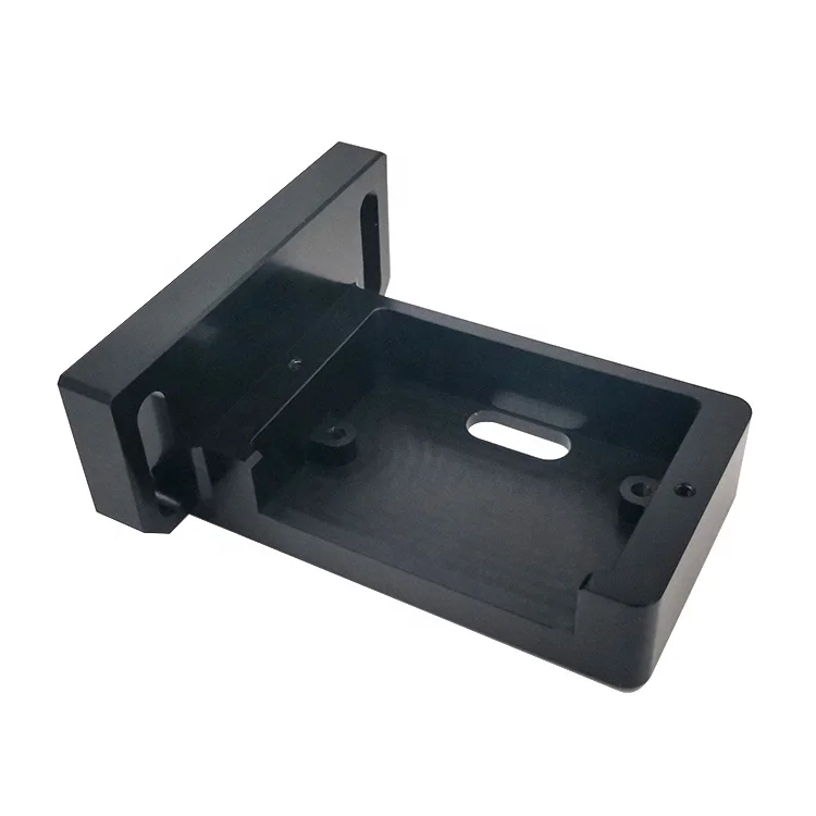 OEM/ODM CNC Machining, Broaching, and Drilling Services Orange and Black Anodized Aluminum Component Manufacturing