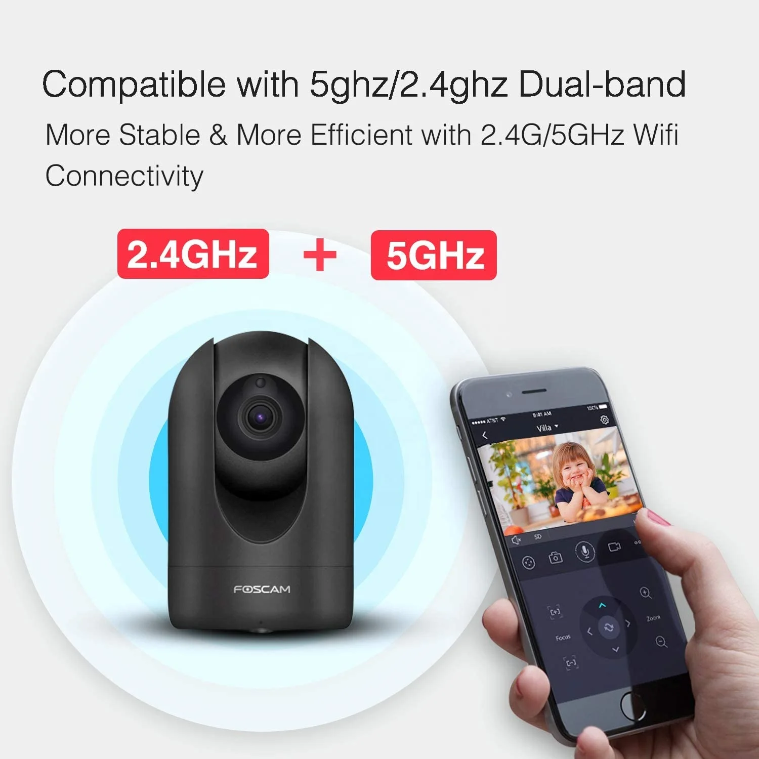  Ip-камера Foscam 2 Мп 1080p с датчиком