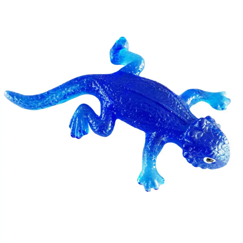 Wholesale TPR colorful sticky toy of Lizard shape for kids