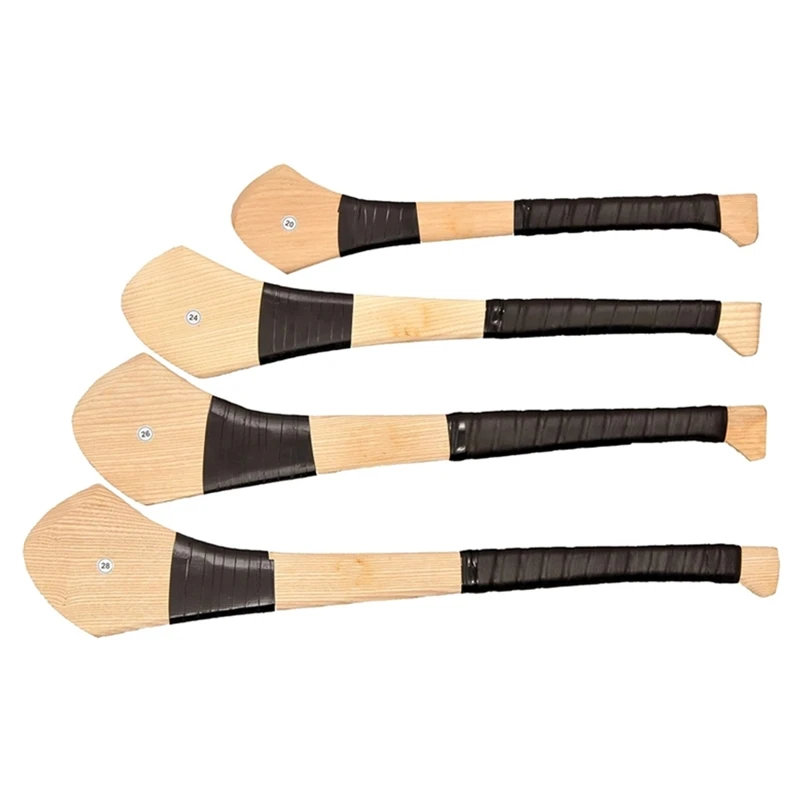 High Quality Customized 20 Inches Wooden Hurling Stick Portable Mini Ice Field Hockey Sticks For Adults and Children