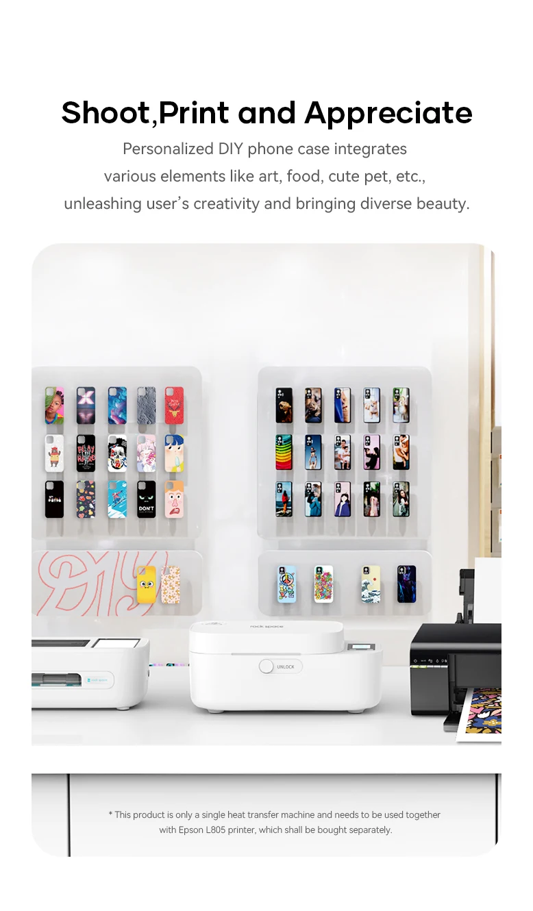 rock space Rapid Custom 3d sublimation phone case blank soft tpu back shockproof phone case