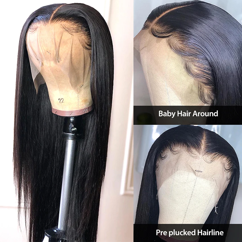 Best Cuticle Aligned Raw Hair Full Frontal Lace Bone Straight Wigs Wholesale 13X4 13X6 HD Brazilian Human Hair Lace Front Wig