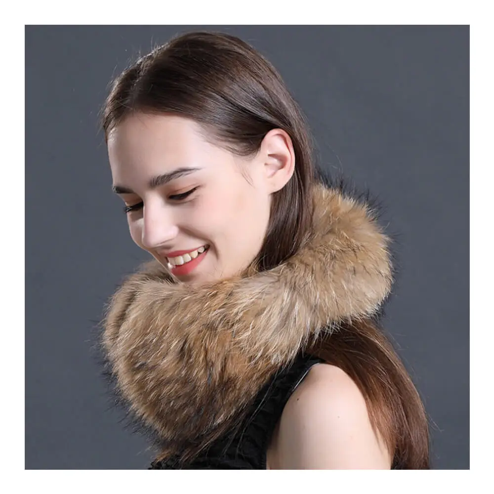 Меховые наушники модные толстые теплые зимние ботинки с лисьим мехом женские наушники пушистые зимние женские головные уборы из натурального меха енота, для ушей