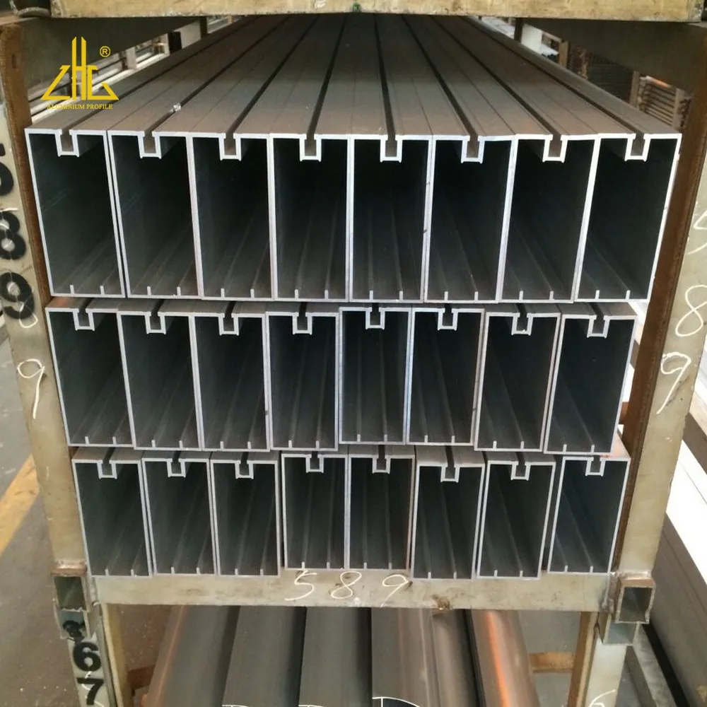 Zhonglian Manufacturer hidden frame obvious frame glass curtain wall system with ready mold aluminum profile for architecture