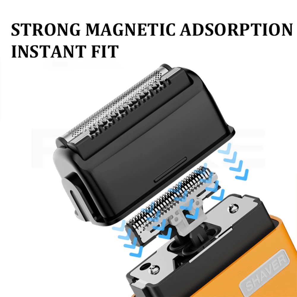 FK-701 профессиональная перезаряжаемая моющаяся электробритва для мужчин