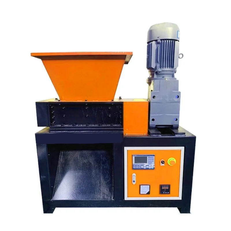 Industrial Cardboard Double Shaft Shredder/Waste Wood Pallet Double Shaft Shredder