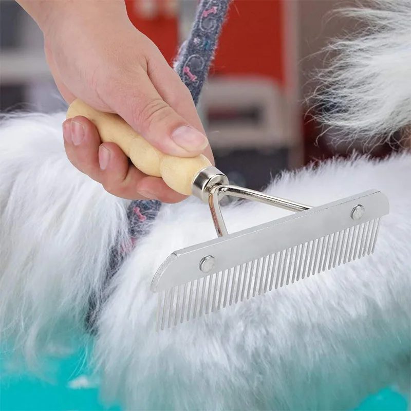 Mental Useful Dematting Comb Grooming Rake For Cats Dogs Pet Nail Low