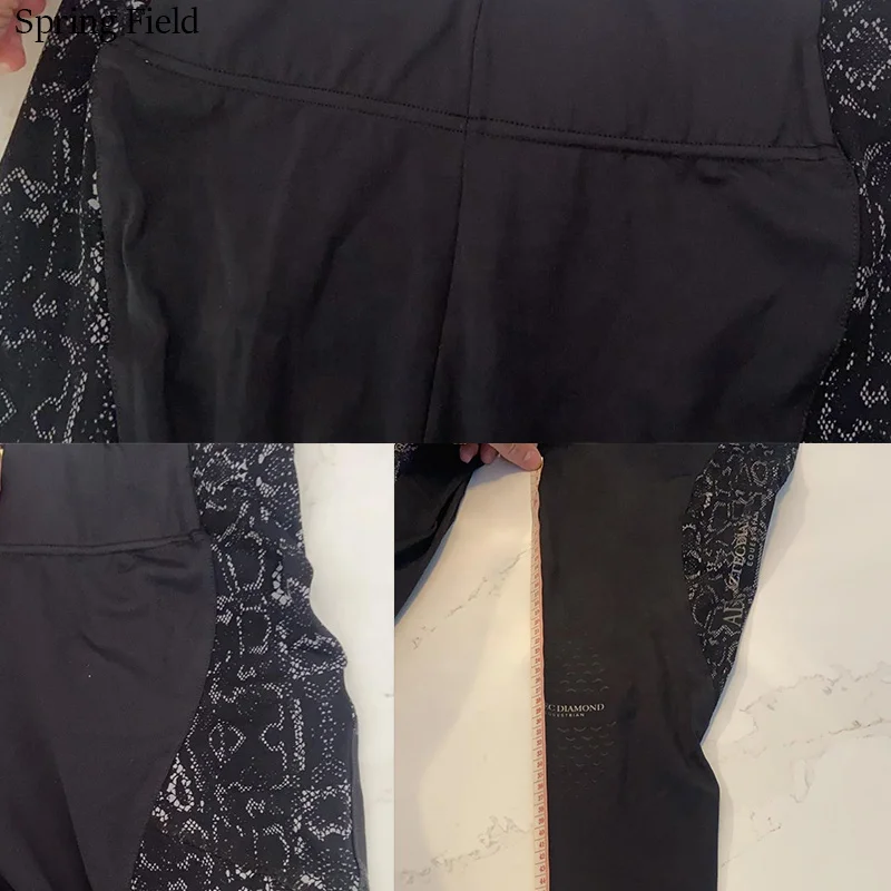 SF Equestrian  Baselayer Snake Animal Printing Sublimation  Horse Riding Matching Tracksuit AntiUV Tops Shirt Legging Set