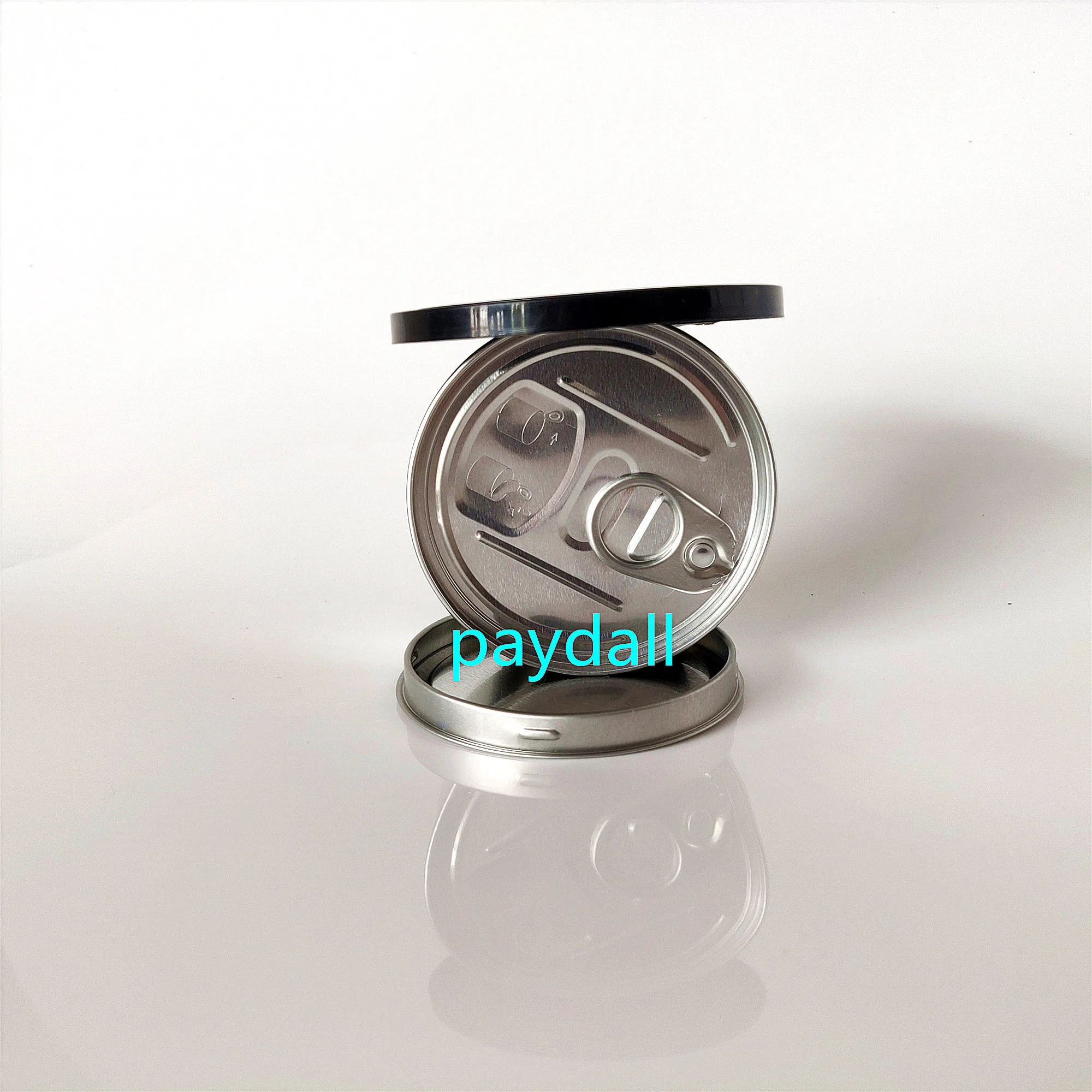 
smart bud 100ml pressitin tin tuna cans with black lids cali metal tins cans 