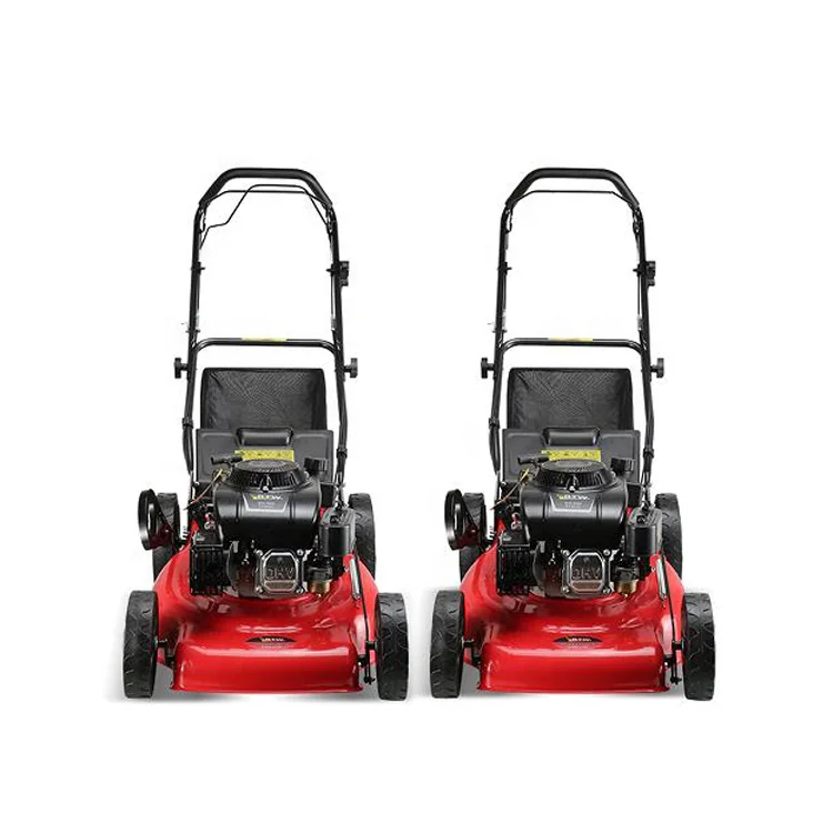 ZZGD Gasoline lawn mower self-proelled garden lawn mower 18 inch lawn mower