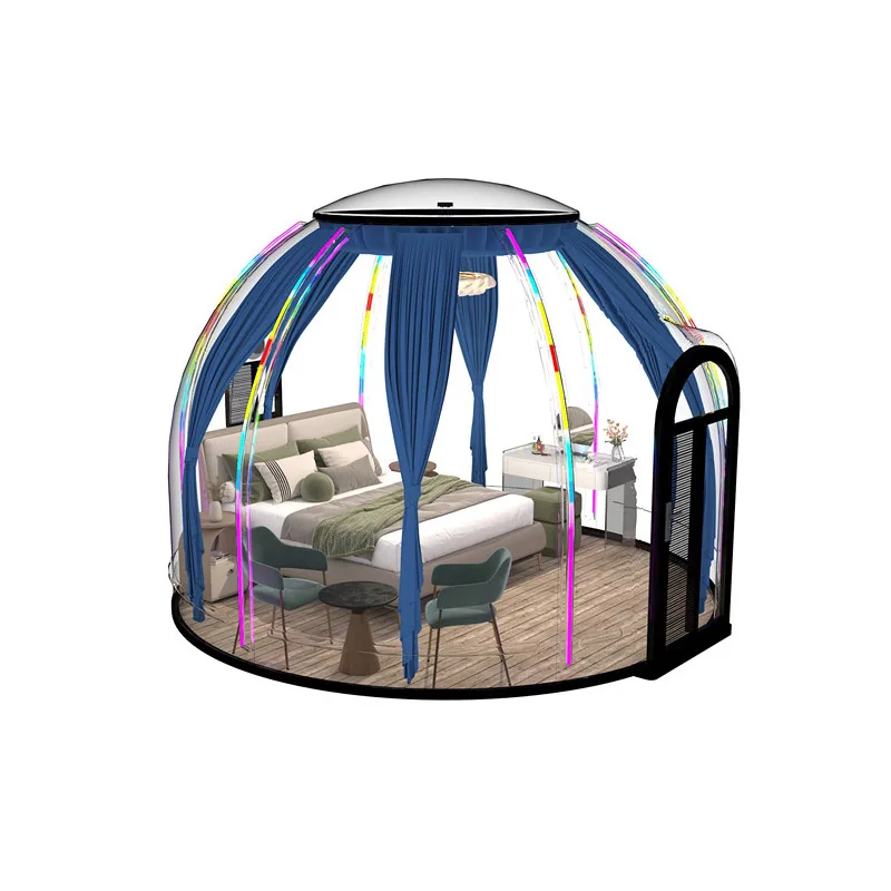 Полный дом, наружная прозрачная пузырьковая палатка, прозрачная иглу, лучший геодезический Купольный дом, пузырчатый дом