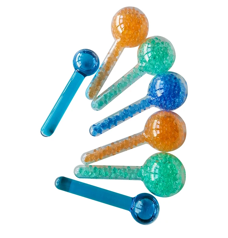Magic cool roller ball facial massage tools for face and neck ice globes massage roller ball