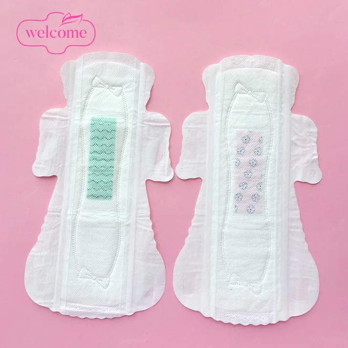 Feminine Female Hygiene Products Eco Friendly Charcoal Odor Absorber Eliminator Antibacterials Pads Belted Sanitary Napkin