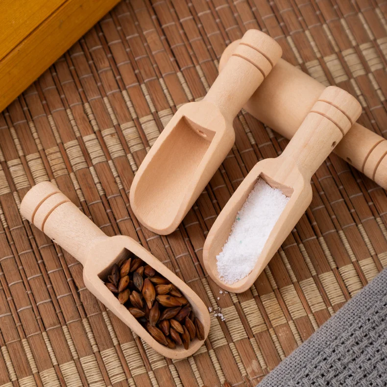 Cheap Price Salt milk powder tea bath salt pet food coffee adjustable wooden measuring spoon