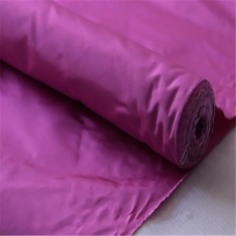 Weave Stiff Hot Sell Wholesale Great Mulberry Plain Color 100% Pure Silk Taffeta Fabric for Lady Wedding Dress