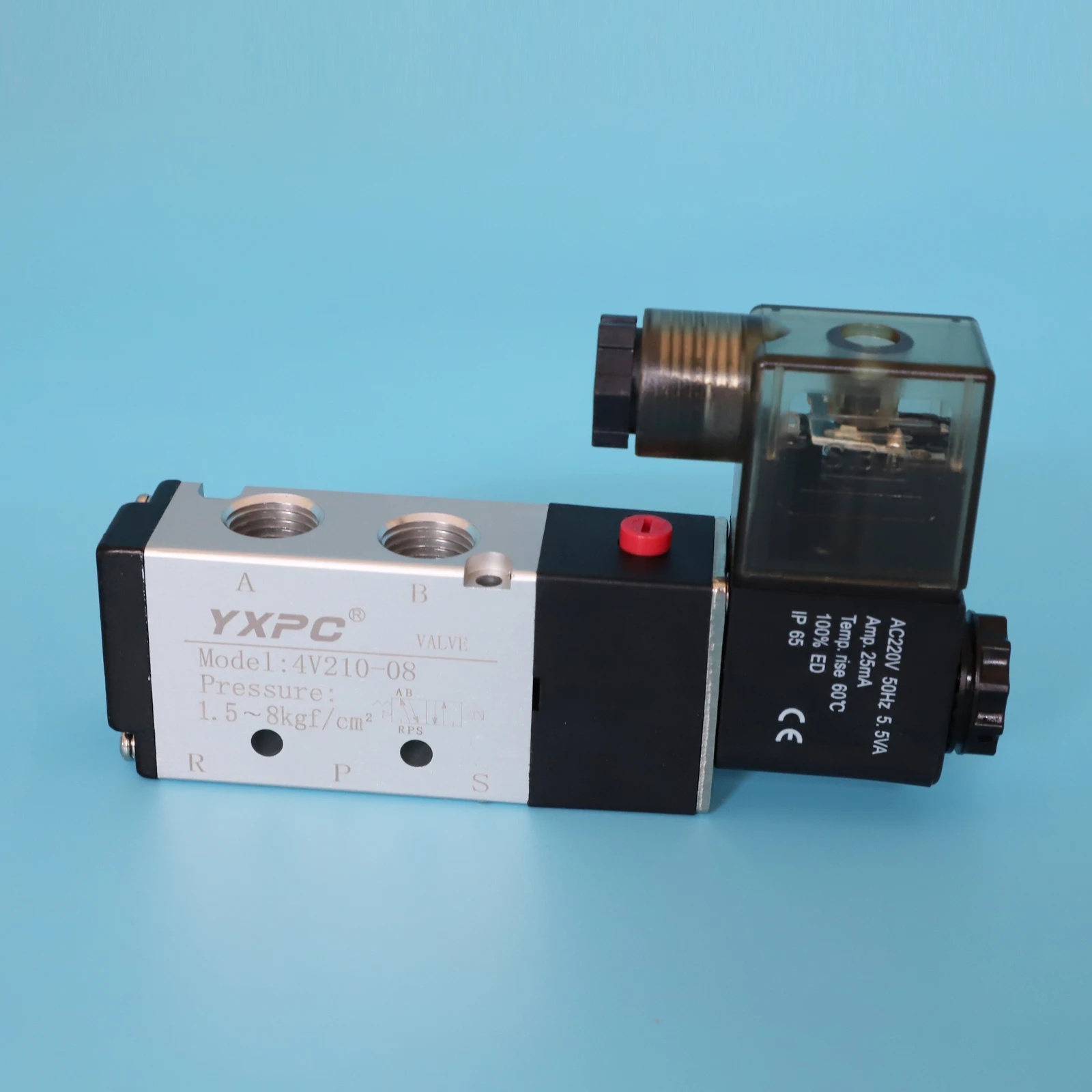 valves manufacturing ip65 24v air electronic solenoid operated 4v210-08 pneumatic valve 5 way pneumatic namur solenoid valve