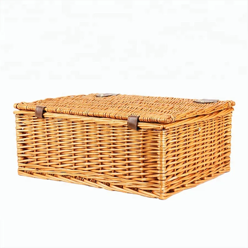 
Last Few Hours Discount China Factory 2 Persons Hot Selling Food Wicker Picnic Basket 