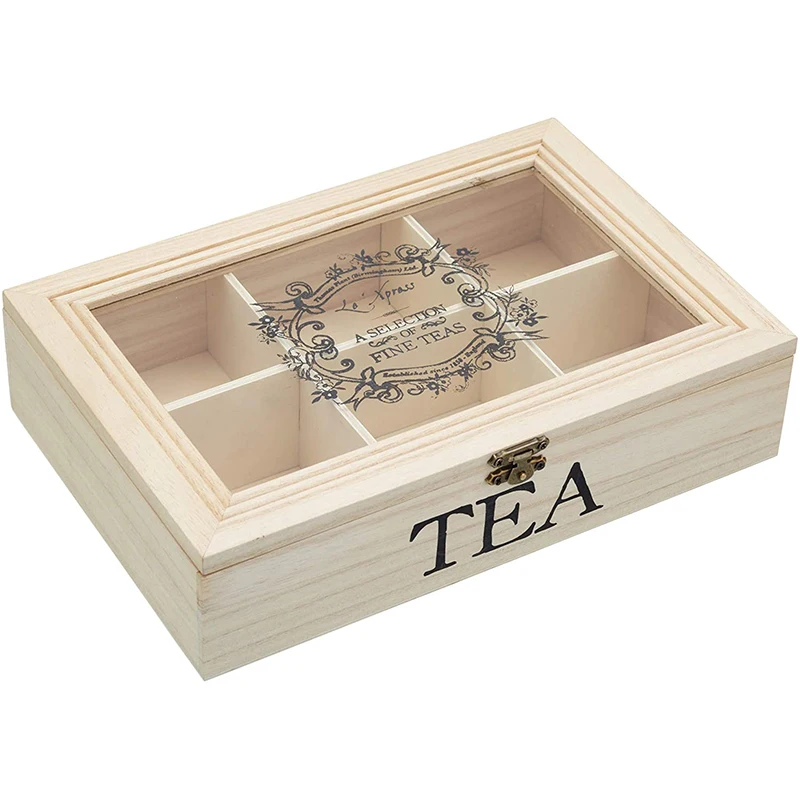 Factory Supply Wholesale Custom Wooden Tea Box Packaging Manufacture