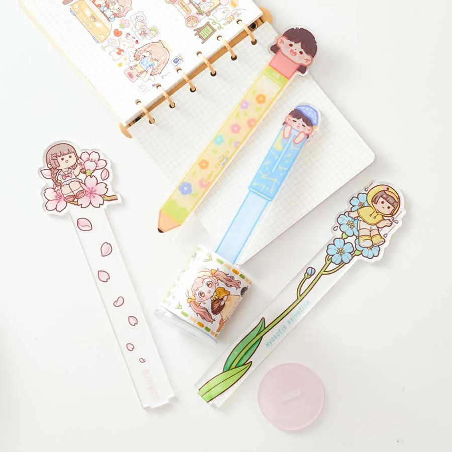 New design factory price custom transparent cute anime creative personalized office supplies acrylic stand