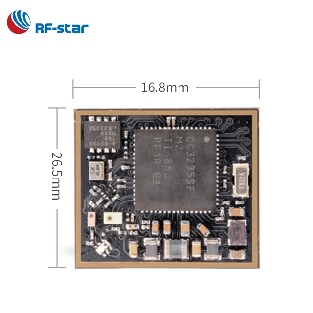 RF-star low power consumption 2.4 GHz Wlan and 5 GHz dual-band wifi module CC3235
