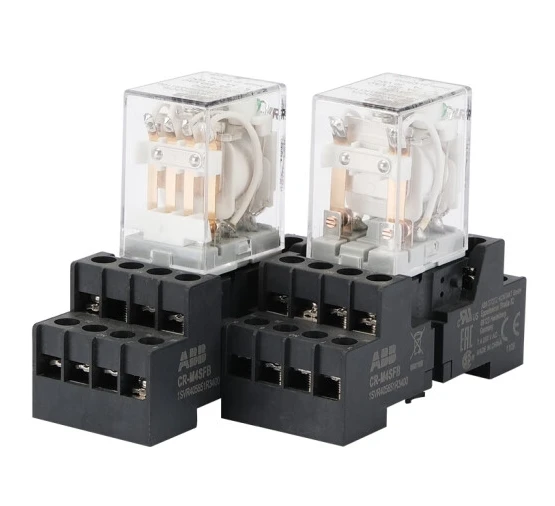 in stock ABBs CR-MX Pluggable intermediate interface relay CR-MX024DC2L