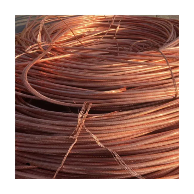 With Low Price And High Quality High Purity 99.99% Hot Sell Copper Wire Scrap 99.99% with Cheap Price Copper cable Scrap