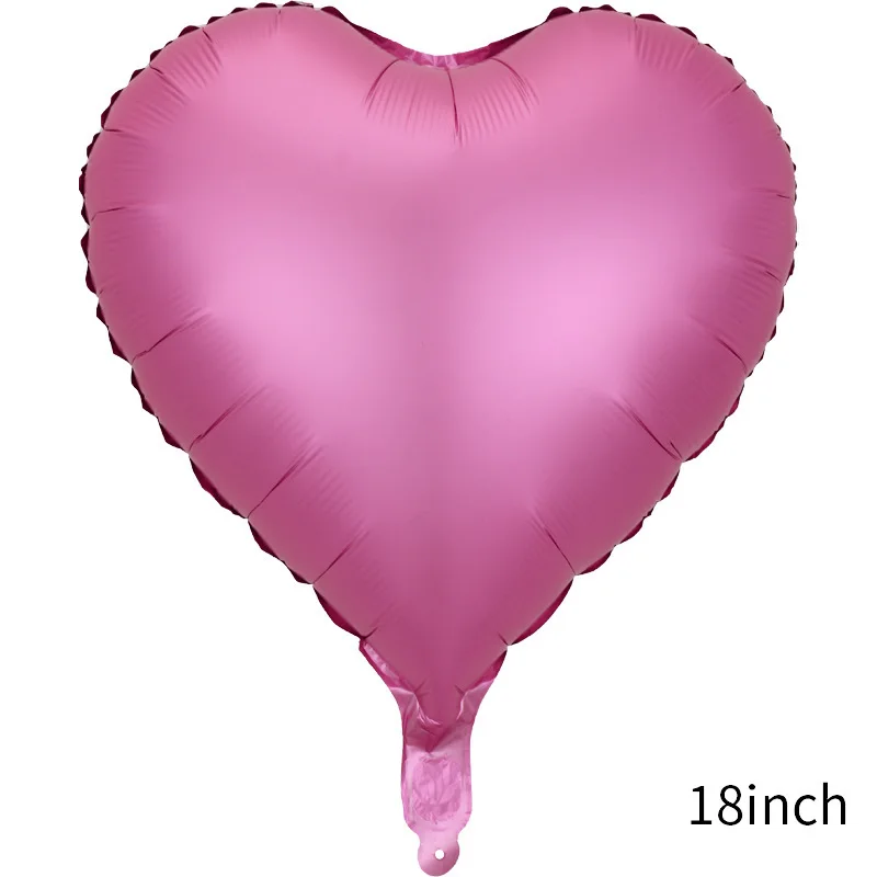 Wholesale Metallic Ballons 18inch Chrome Heart Shape Balloons Party Wedding Globos Decoration