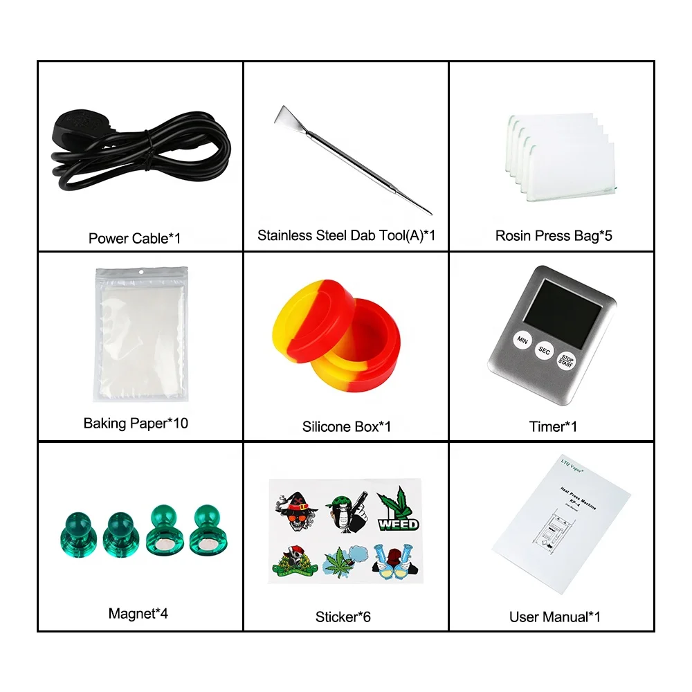 
Maaadro hot selling highly Quality Rosin Heat Press Machine Hydraulic Rosin Press for home 