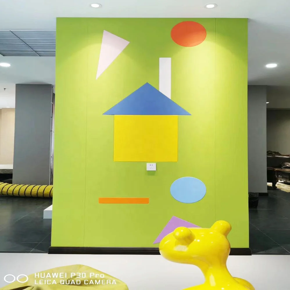 
9mm/12mm sound proofing colorful self adhesive nursery kids wall decor, kids wallpaper for school 