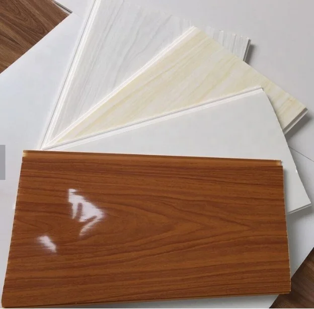 new design building material Rectangle 20cm width pvc panel for wall and ceiling