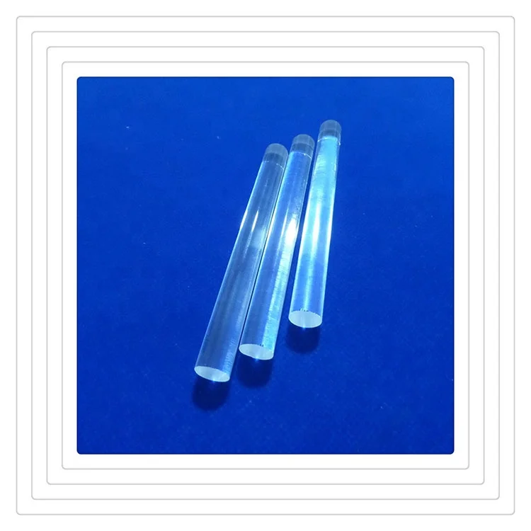 customized clear Various sizes of quartz glass rod light guide rod quartz rod