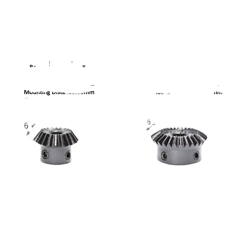 1PCS 1to1.5 Bevel Gear 1M 20T 30T Bore 6/8/10/12mm 90 Degrees Meshing Angle Steel s Screw Hole M5 45# Carbon
