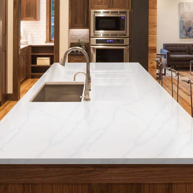  Horizon white calacatta artificial quartz counter