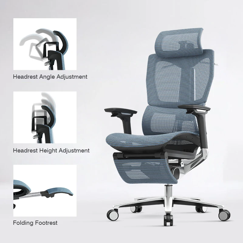 Высококачественный эргономичный офисный стул с 3D-подлокотниками