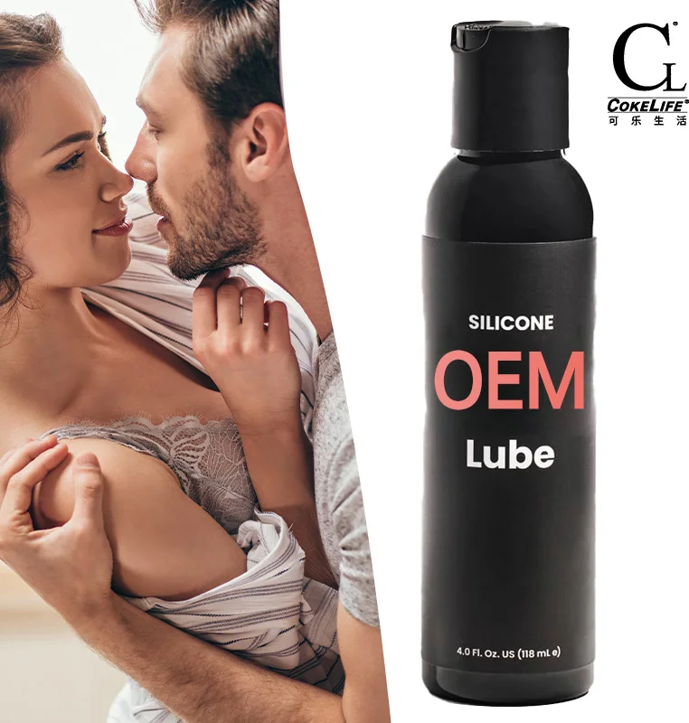 CokeLife Private Label Silicone Lubricant Based Lube For Men Women Couples Massage Long-Lasting Slippery Gel Lubricant OEM