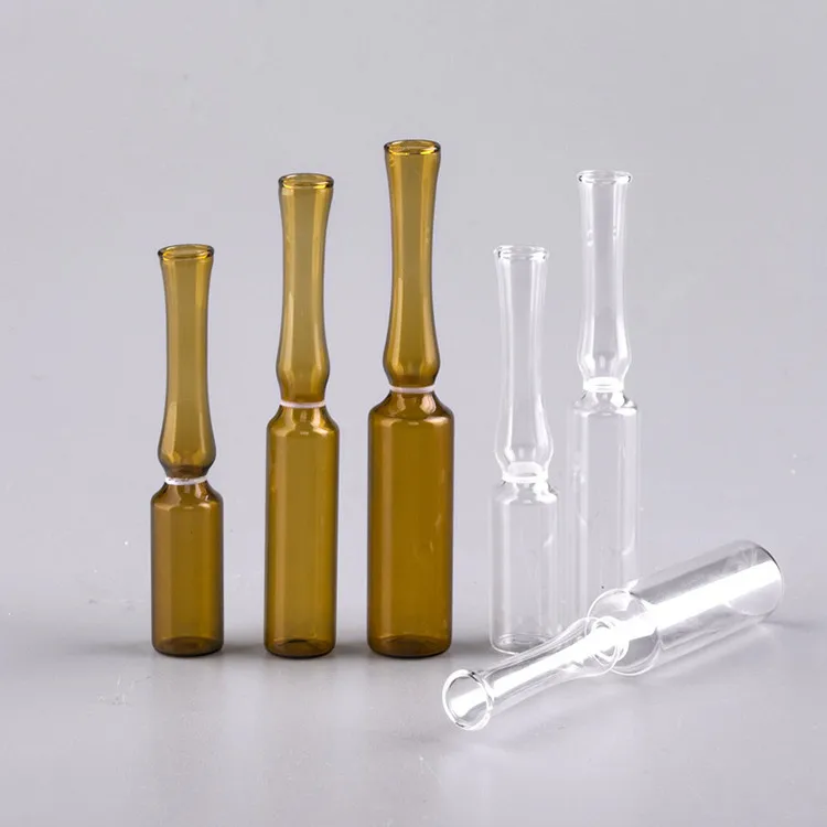 Low borosilicate clear and amber glass ampoule for pharmaceutical bottles