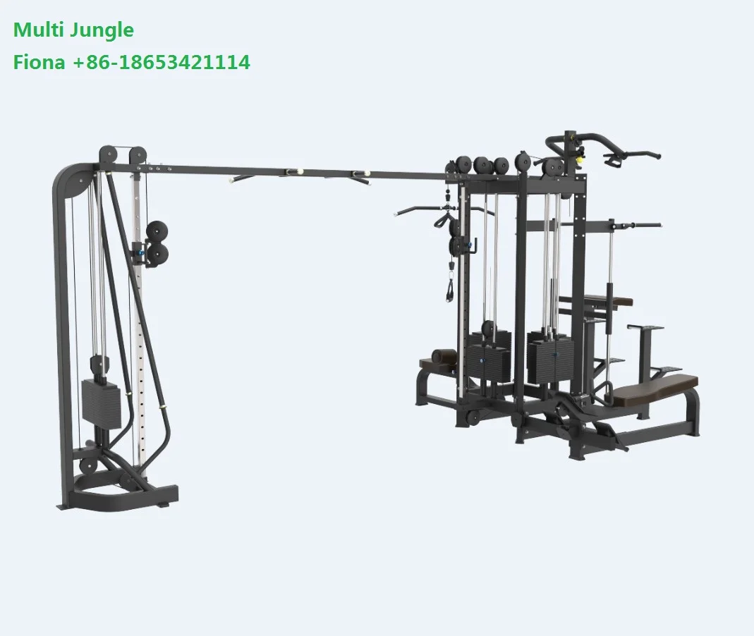 Professional Exercise Fitness Equipment Commercial Gym Equipment Multi Functional Training Multi Jungle 5 Stations