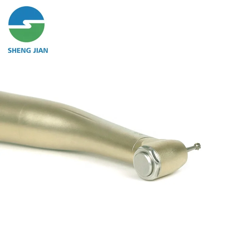 SHENGJIAN Dental Micro Motor Contra Angle Handpiece Carbon Fiber Angle Detal Fiber Optic Led Contra Angle