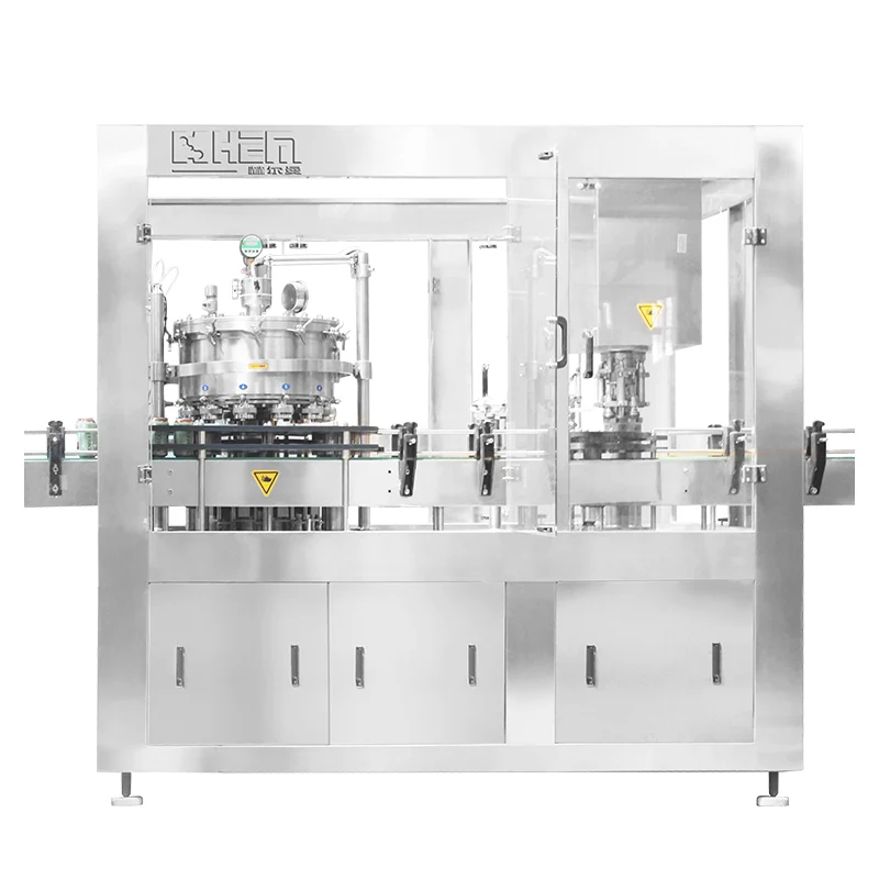 Automatic bottling filling machine energy drink canning system line beer can filling machine