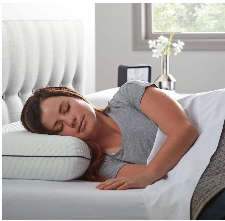 Ventilated Gel Memory Foam Pillow - Washable Cover - Standard Size
