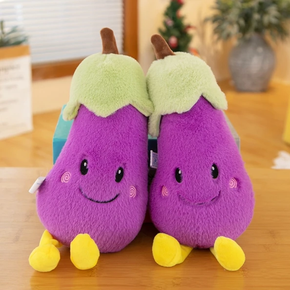 plush toy custom plush plant toys eggplant plush toy
