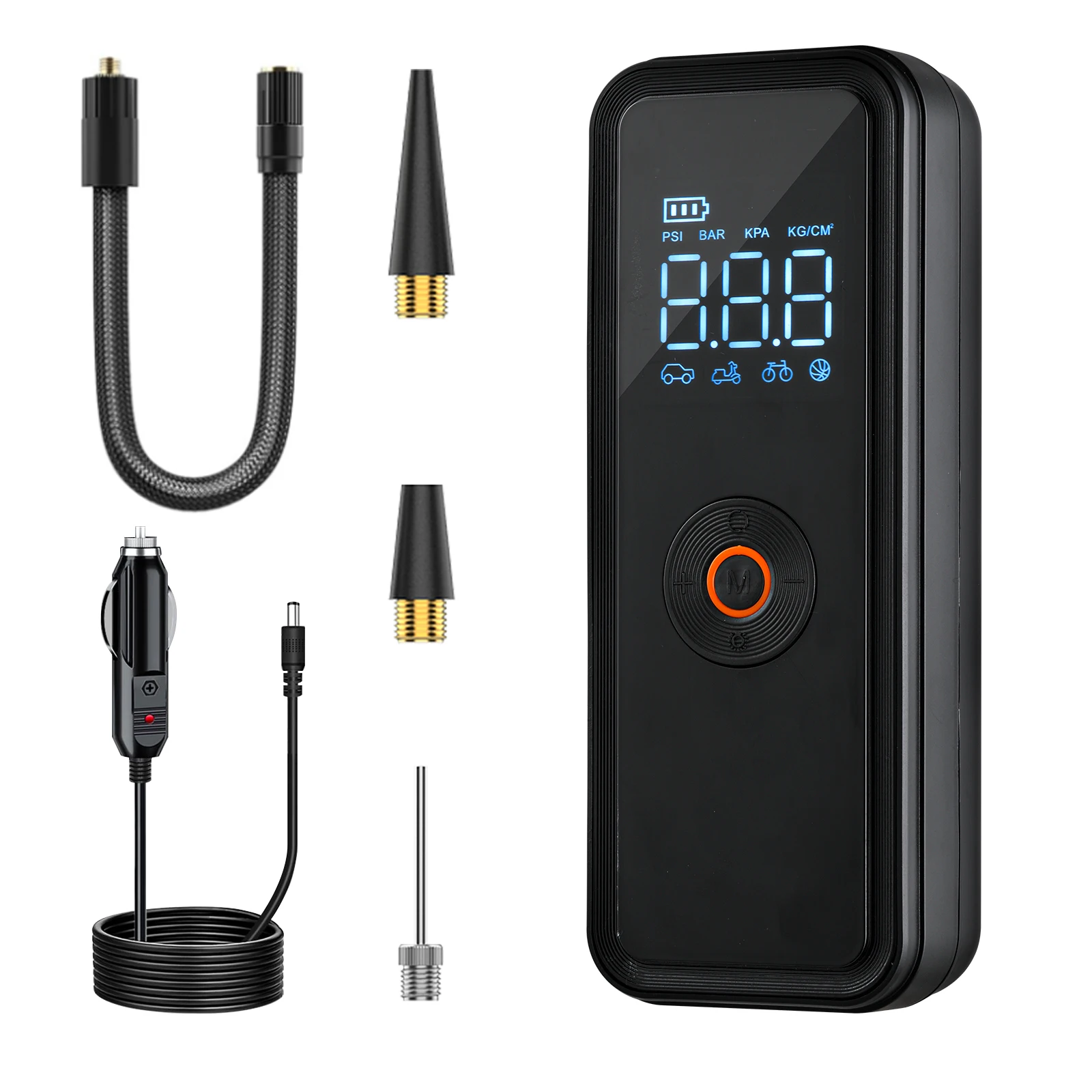 popular design smart digital display car air pump tire inflators air Compressor