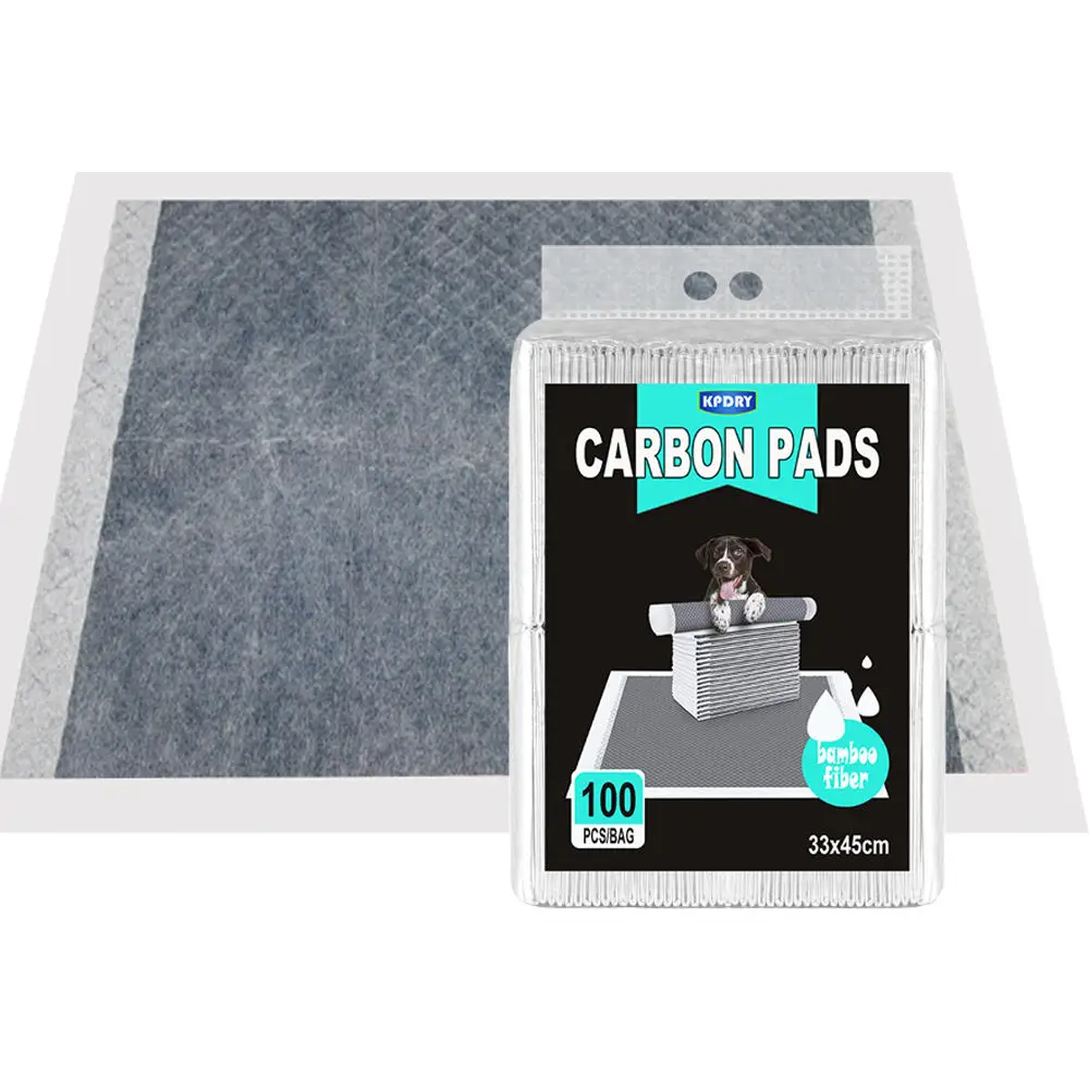 2025 OEM Acceptable Pet Products Activated Carbon Charcoal Disposable Pet Pee Pad For Potty Urine Training