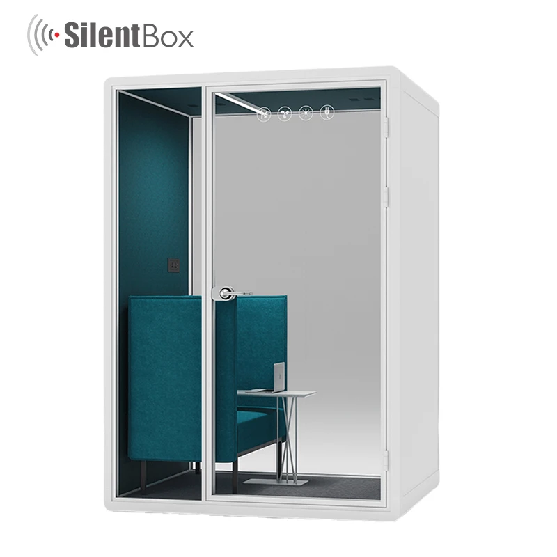Customized Indoor Movable Privacy Silence Soundproof Broadcasting Acoustic Office Phone Booth
