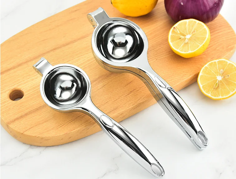 Hand Manual Metal Stainless Steel Lemon Squeezer Heavy Duty Citrus Press Juicer For Kitchen