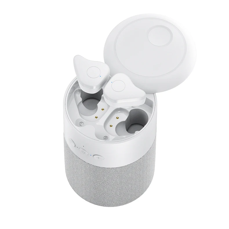 New Arrival Mini Wireless TWS Portable Audio Outdoor Speaker Player With True HiFi Stereo Music in-ear Headsets Earbuds