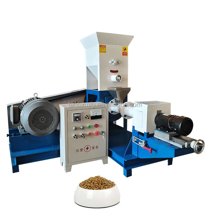 400 kg/hour Small investment poultry animal floating fish cattle chicken goose pig food processing machine granulator for feed