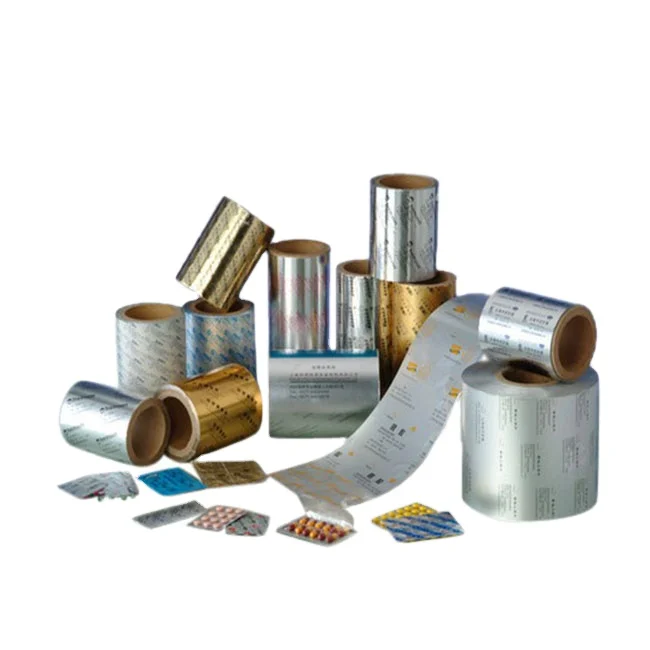 Pharmaceutical packaging ptp blister aluminum foil printing with mosturer proof performance